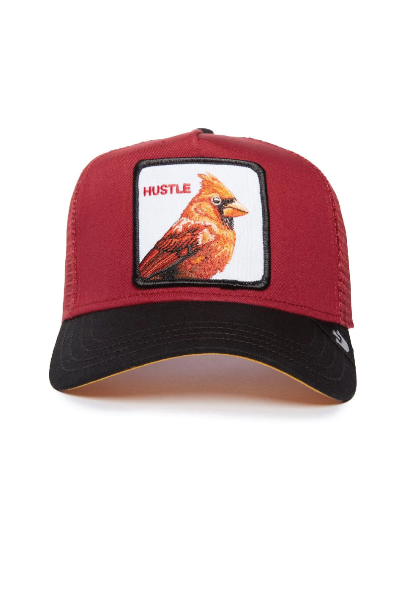 Unisex Hustle Bird Trucker Hat - BUR