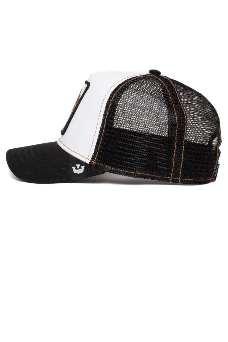 Unisex King Lion Trucker Hat - BLK