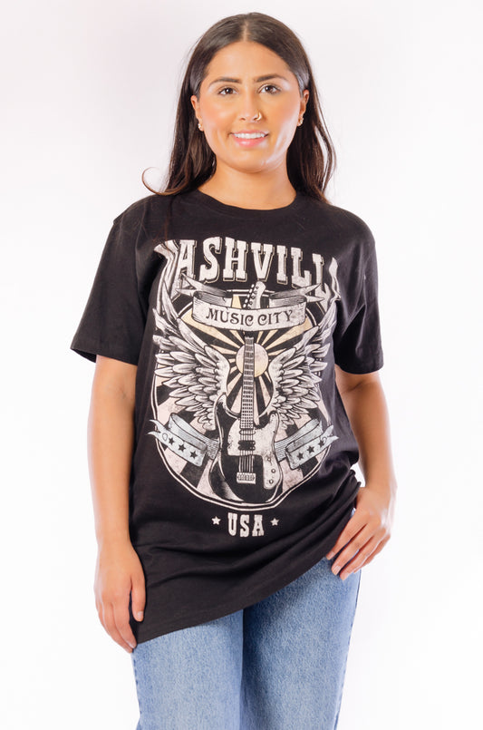 Unisex Nashville Tee - BLK