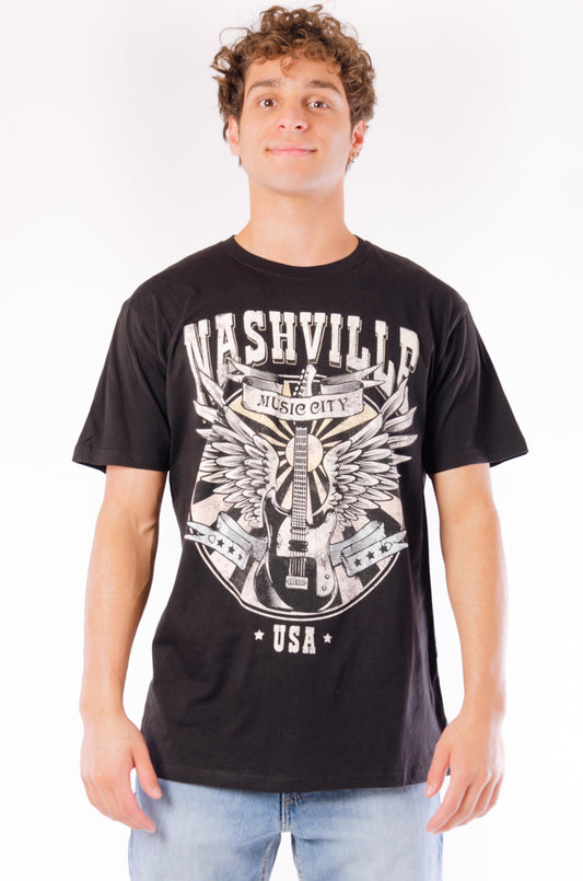 Unisex Nashville Tee - BLK