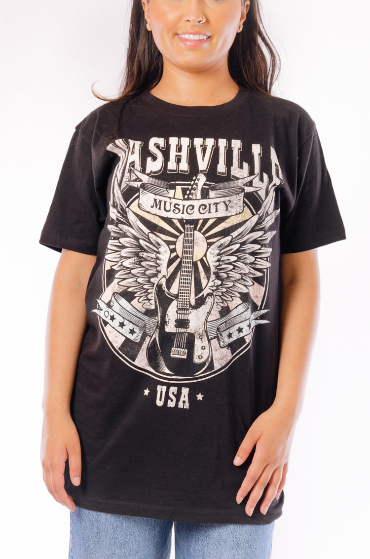 Unisex Nashville Tee - BLK