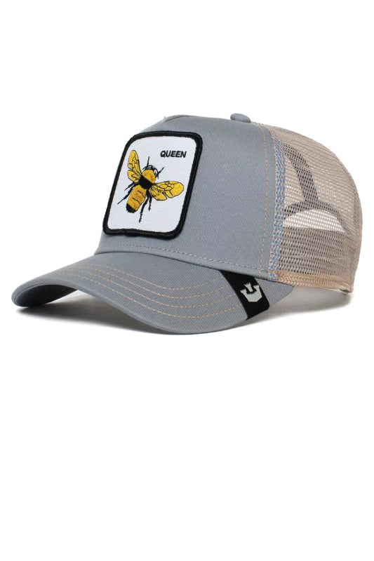 Unisex Queen Bees Trucker Hat - GRY