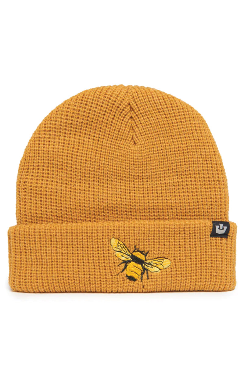 Unisex Ribbed Bee Beanie - HNY