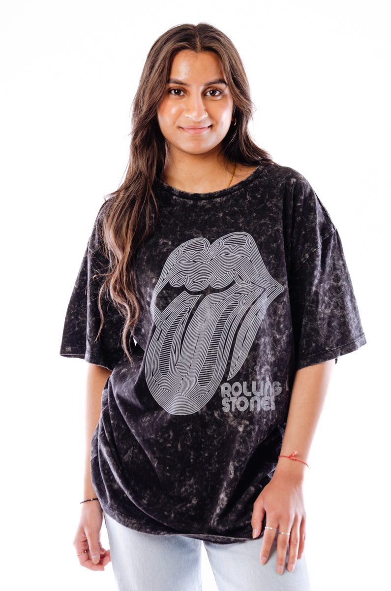 Unisex Rolling Stones Tee - BLK