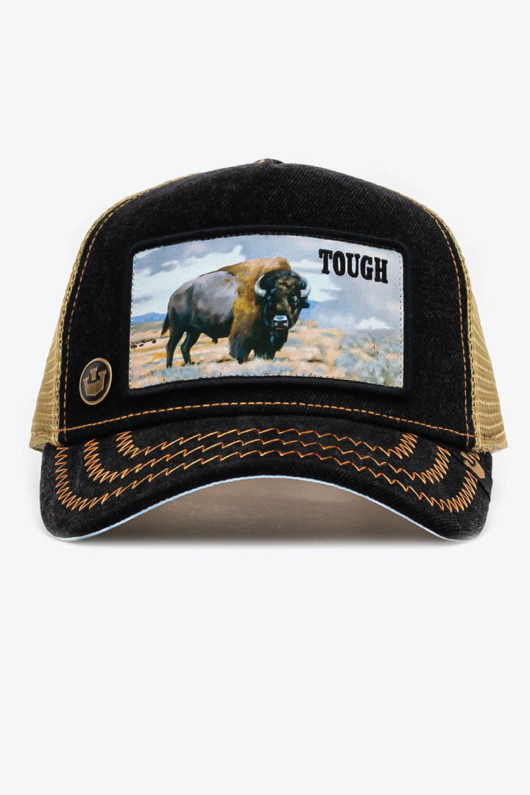 Unisex Tough Trucker Hat - BLK