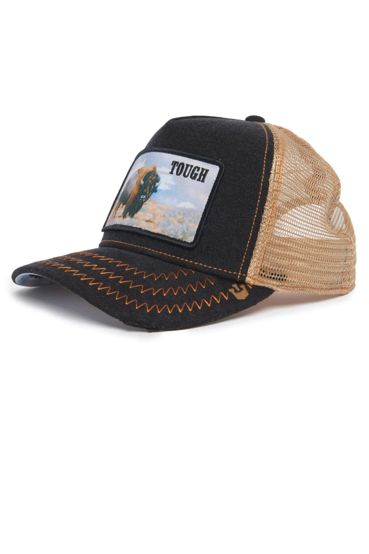 Unisex Tough Trucker Hat - BLK