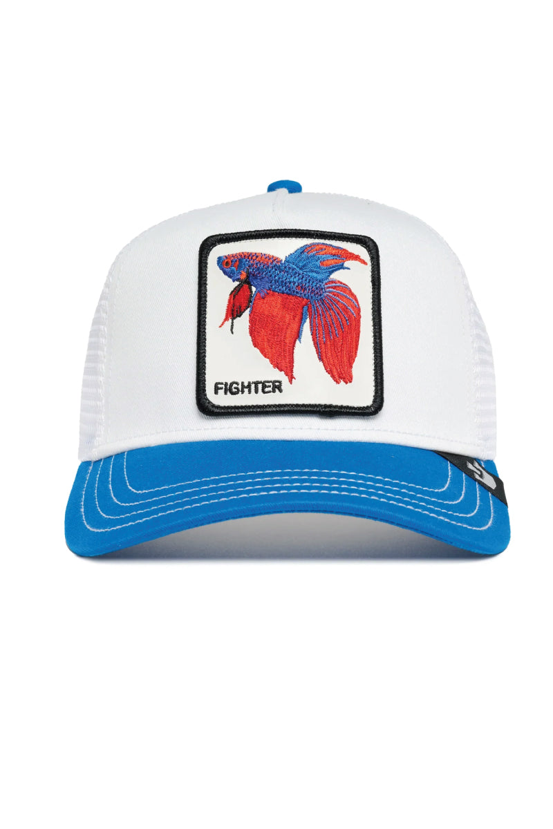 Unisex V2 Fighter Trucker Hat - BLU