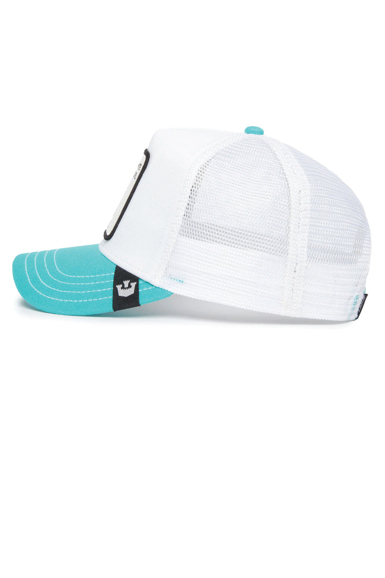 Unisex White Owl Trucker Hat - TEA