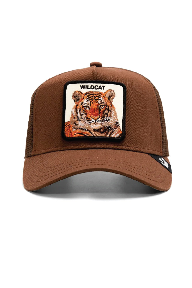 Unisex Wildcat Tiger Trucker Hat - BRO