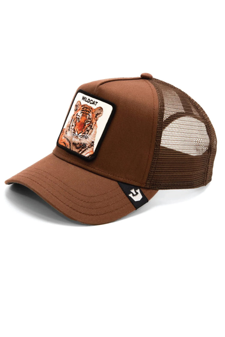 Unisex Wildcat Tiger Trucker Hat - BRO