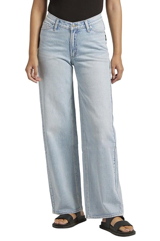 V-Front Wide Leg Jeans - 32