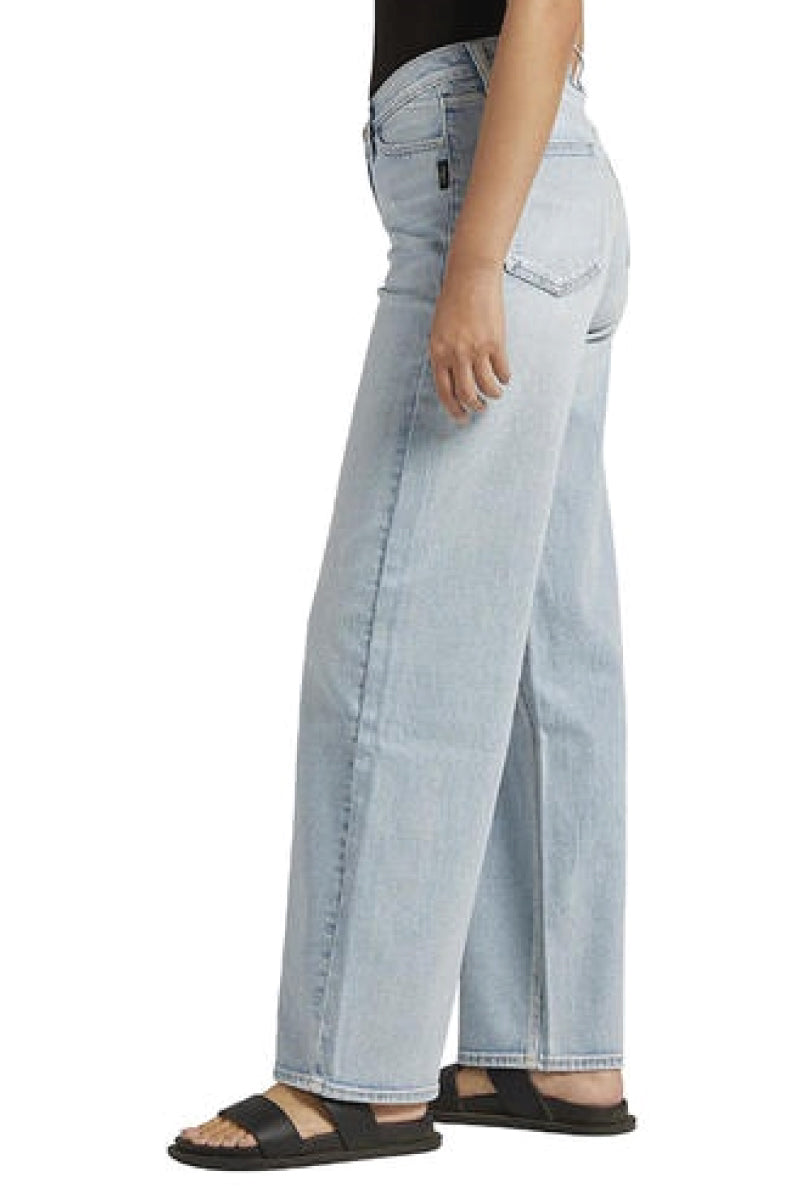 V-Front Wide Leg Jeans - 32