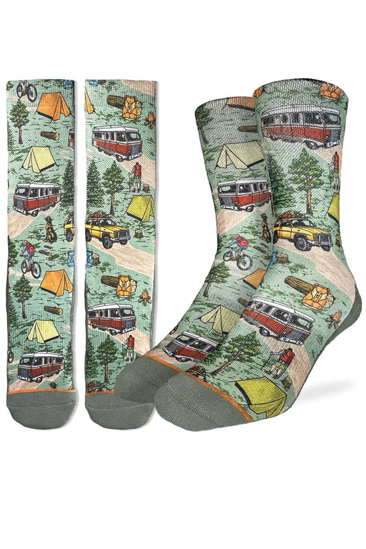 Vintage Camping Sock - MUL