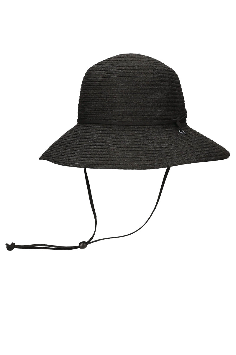 Wanderlust Breeze Crushable Straw Hat - BLK