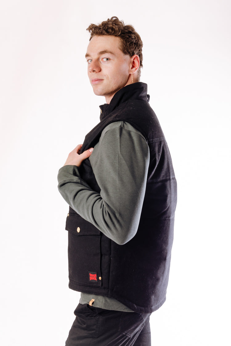 Woodsman Duck Vest - BLK