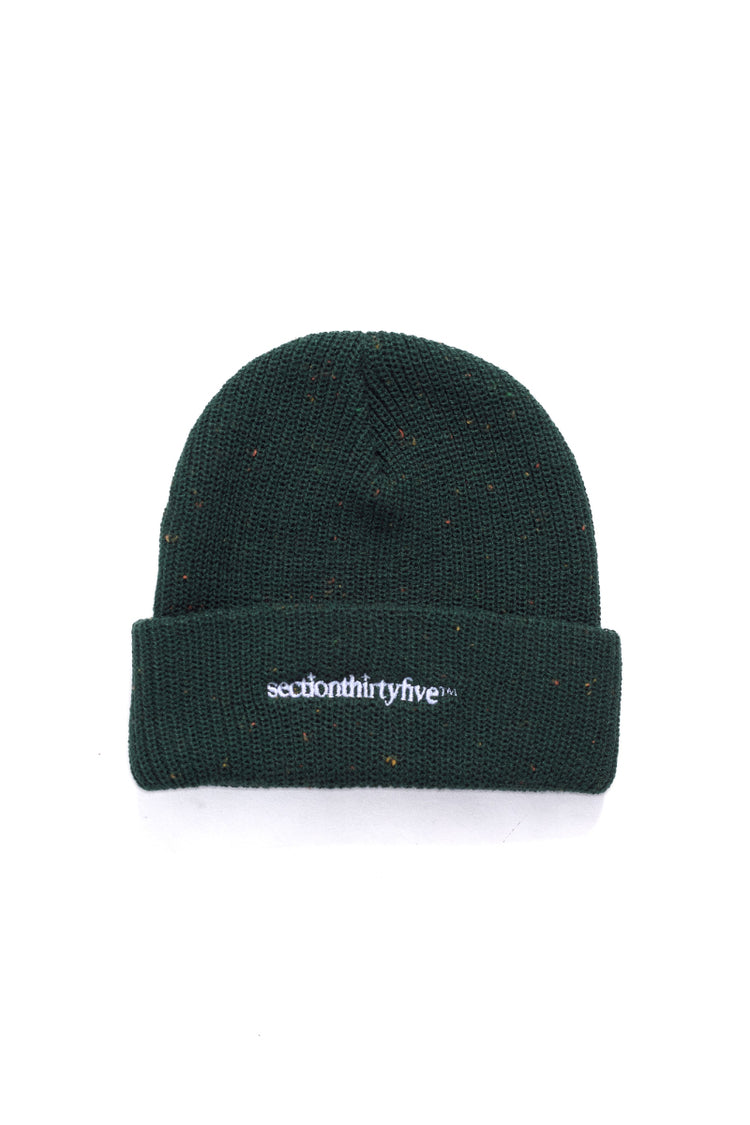 Wordmark Speckled Beanie - OLV