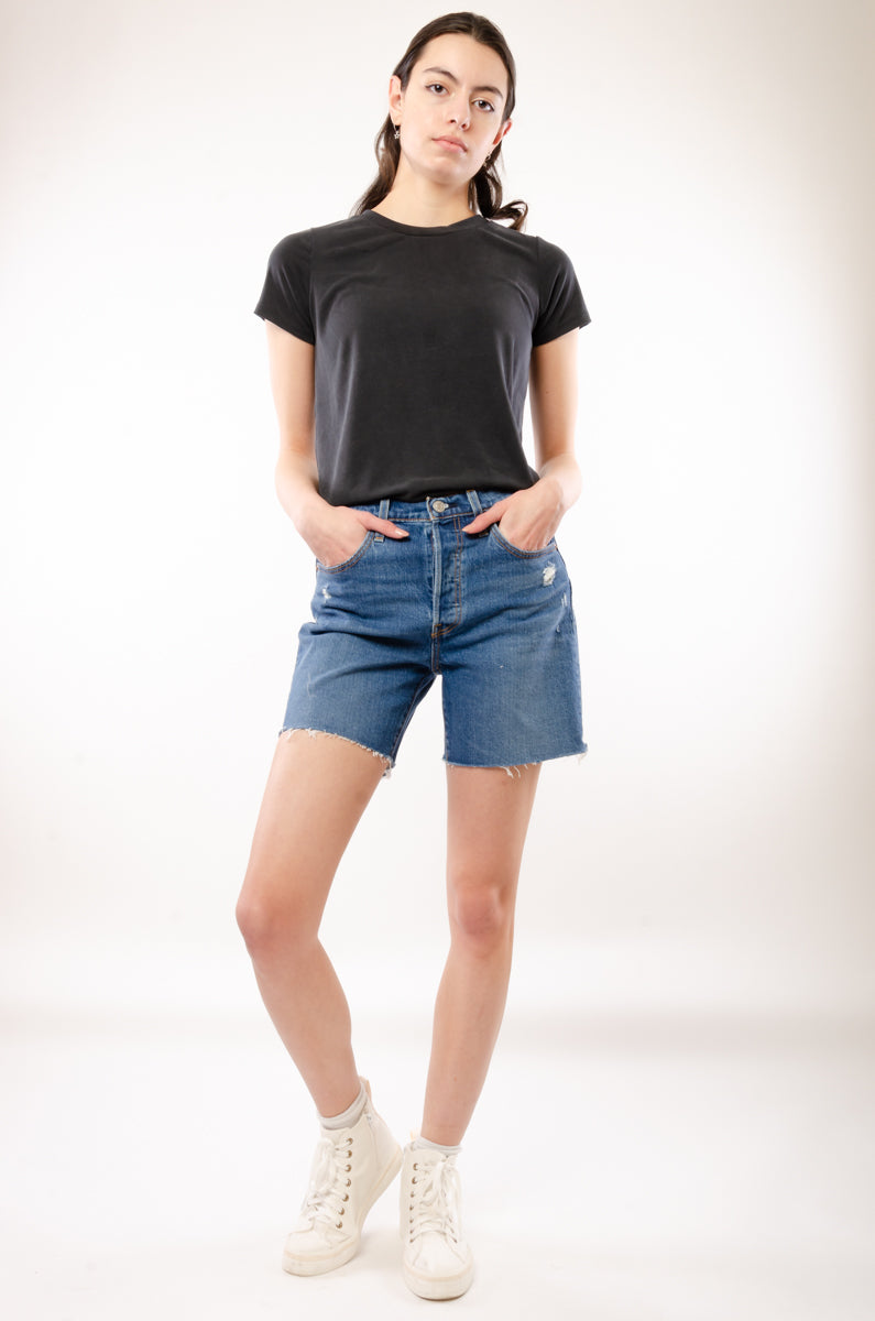 501 Mid Thigh Shorts - MED