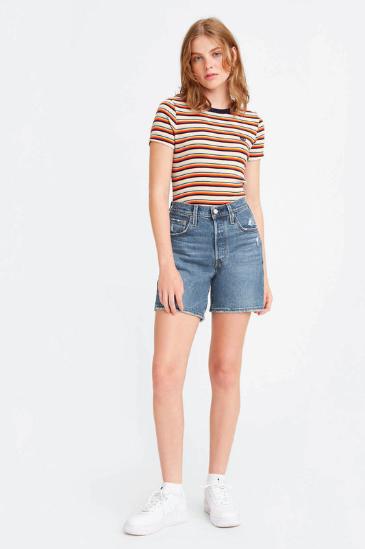 501 Mid Thigh Shorts - MED