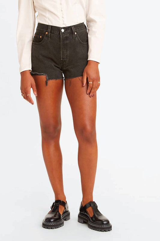 501 Original High Rise Shorts - BLK