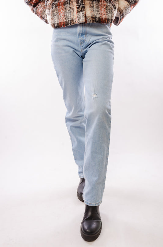 '70s High Slim Straight Jeans - 31