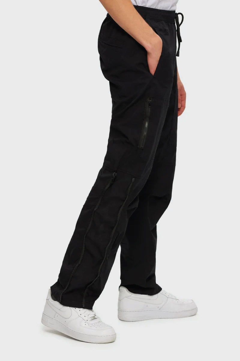 Adjustable Parachute Pants - BLK