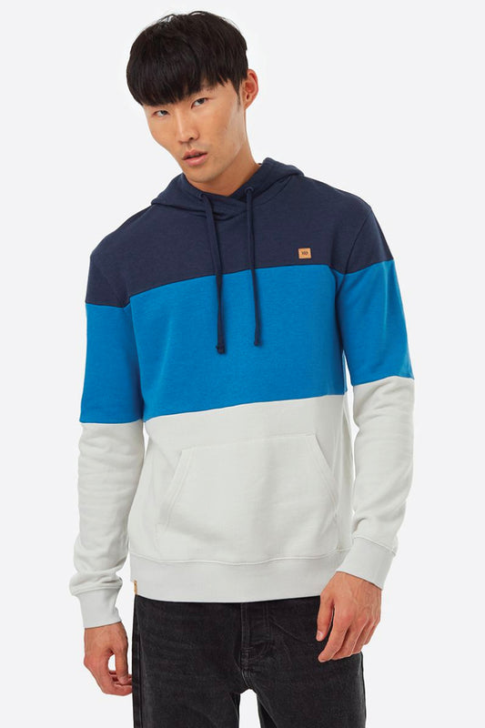 Blocked Reynard Hoodie - DBLU