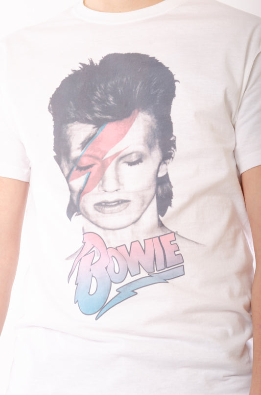 Bowie Lightening Tee - WHT