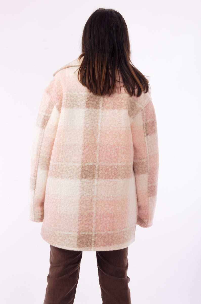 Callie Boucle Jacket - PNK