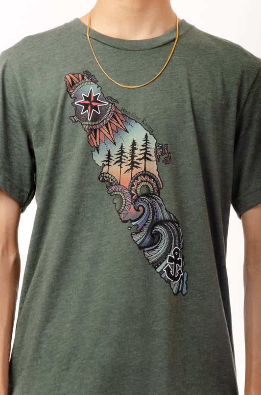 Colourful Vancouver Island Tee - FOR