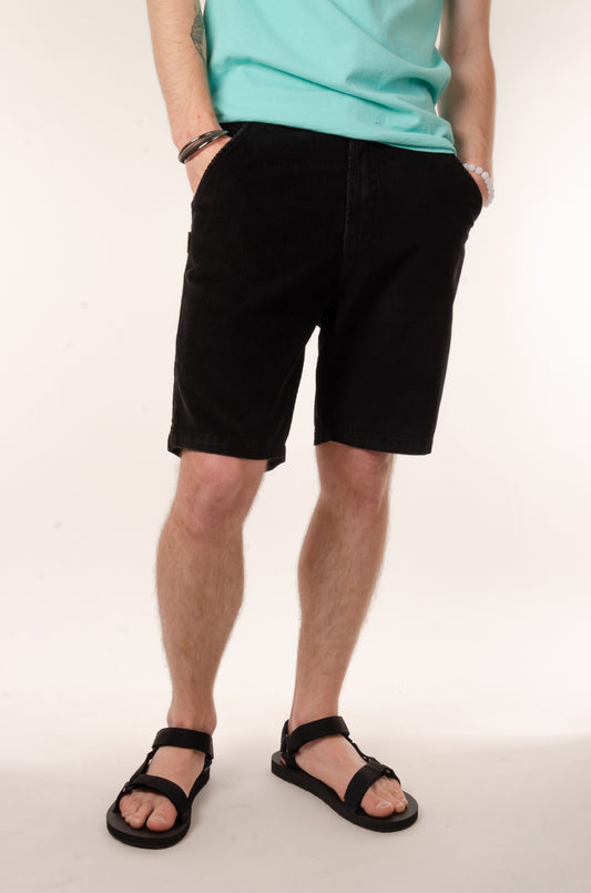 Cord Shorts - BLK