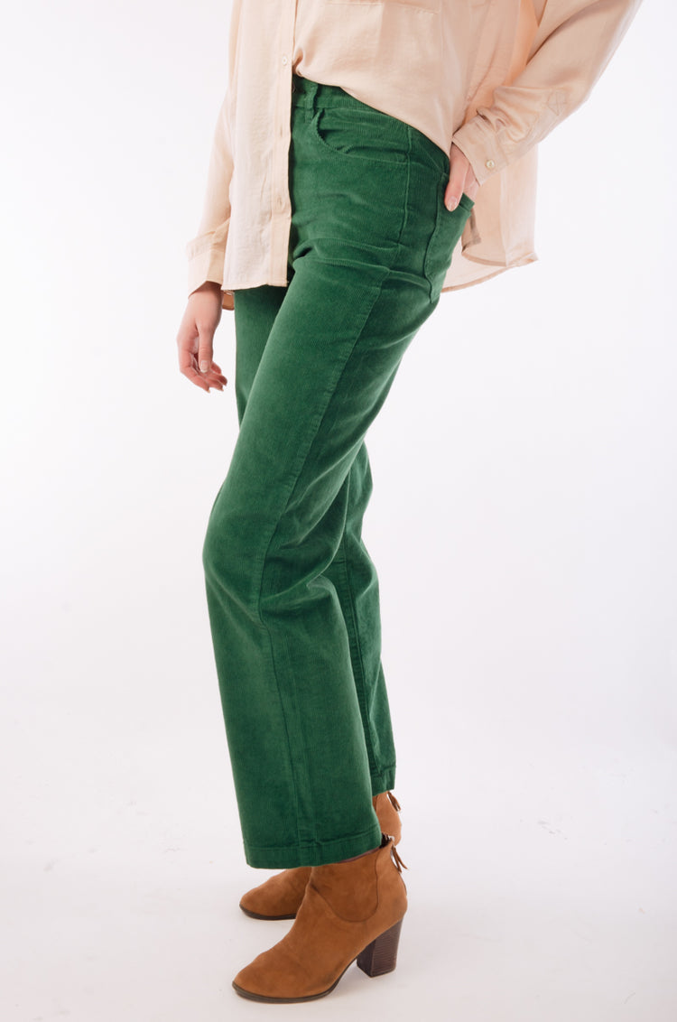 Corduroy Wide Leg Pants - FOR