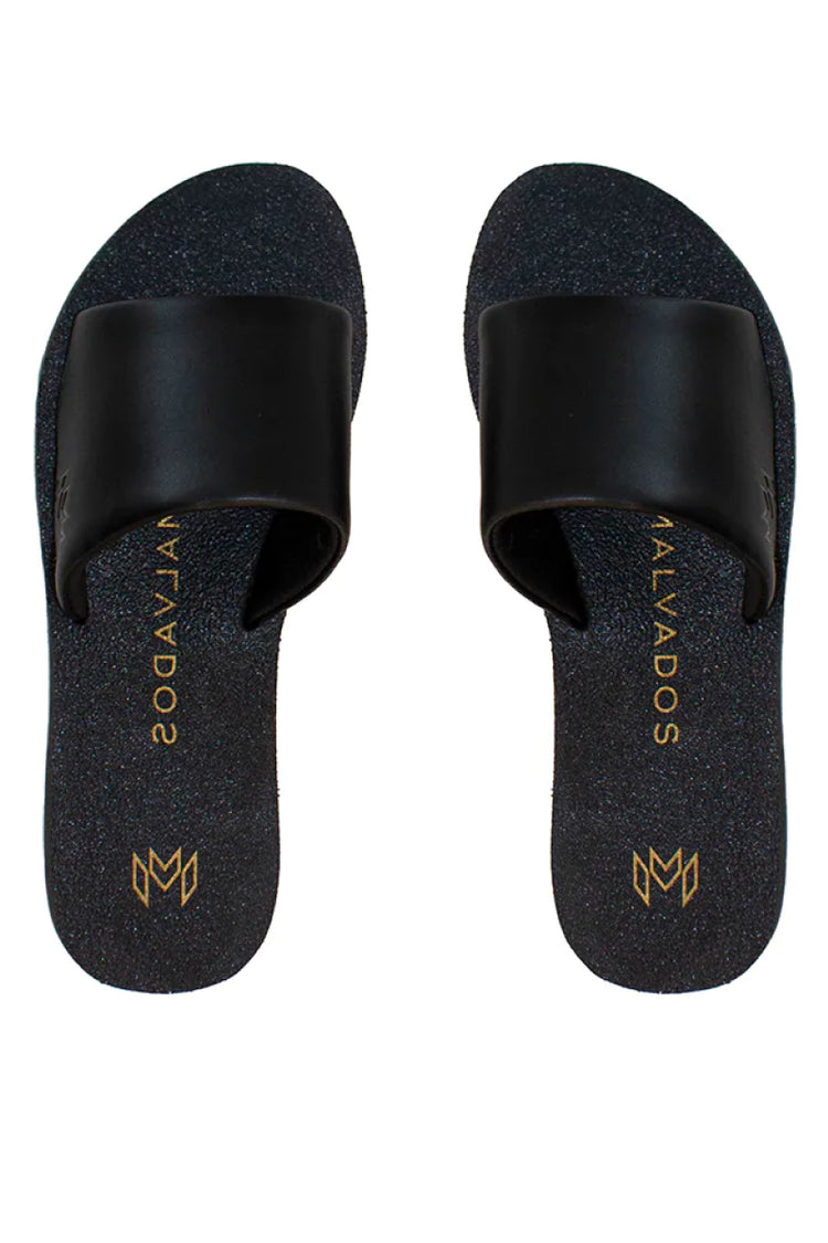 Ellie Blackout Slide Sandals - BKO