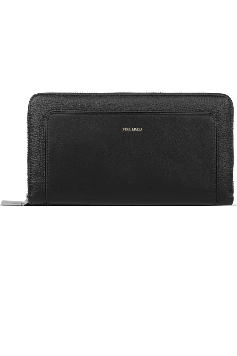 Emma Ziparound Wallet - BLK