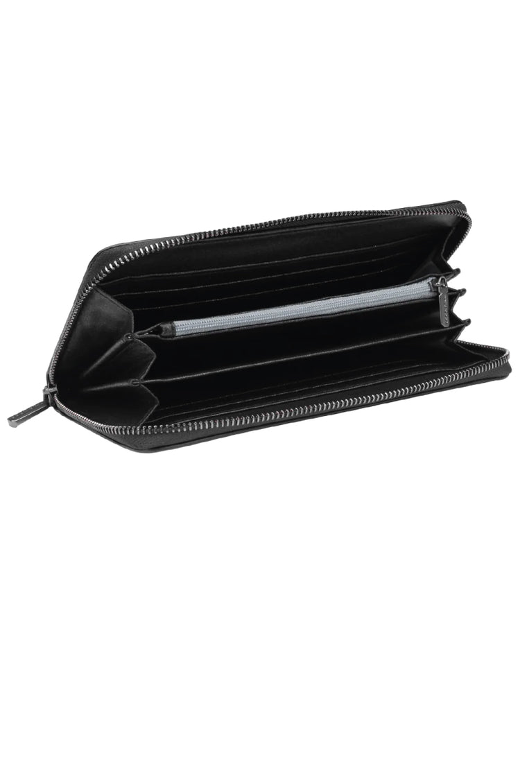 Emma Ziparound Wallet - BLK