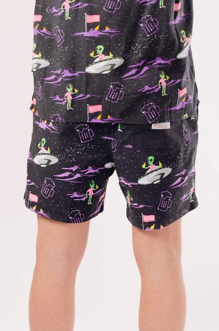 Flyin' Saucey Shorts - BLK