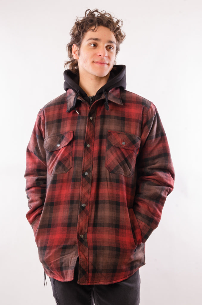 Fooler Quilted Jacket - RED