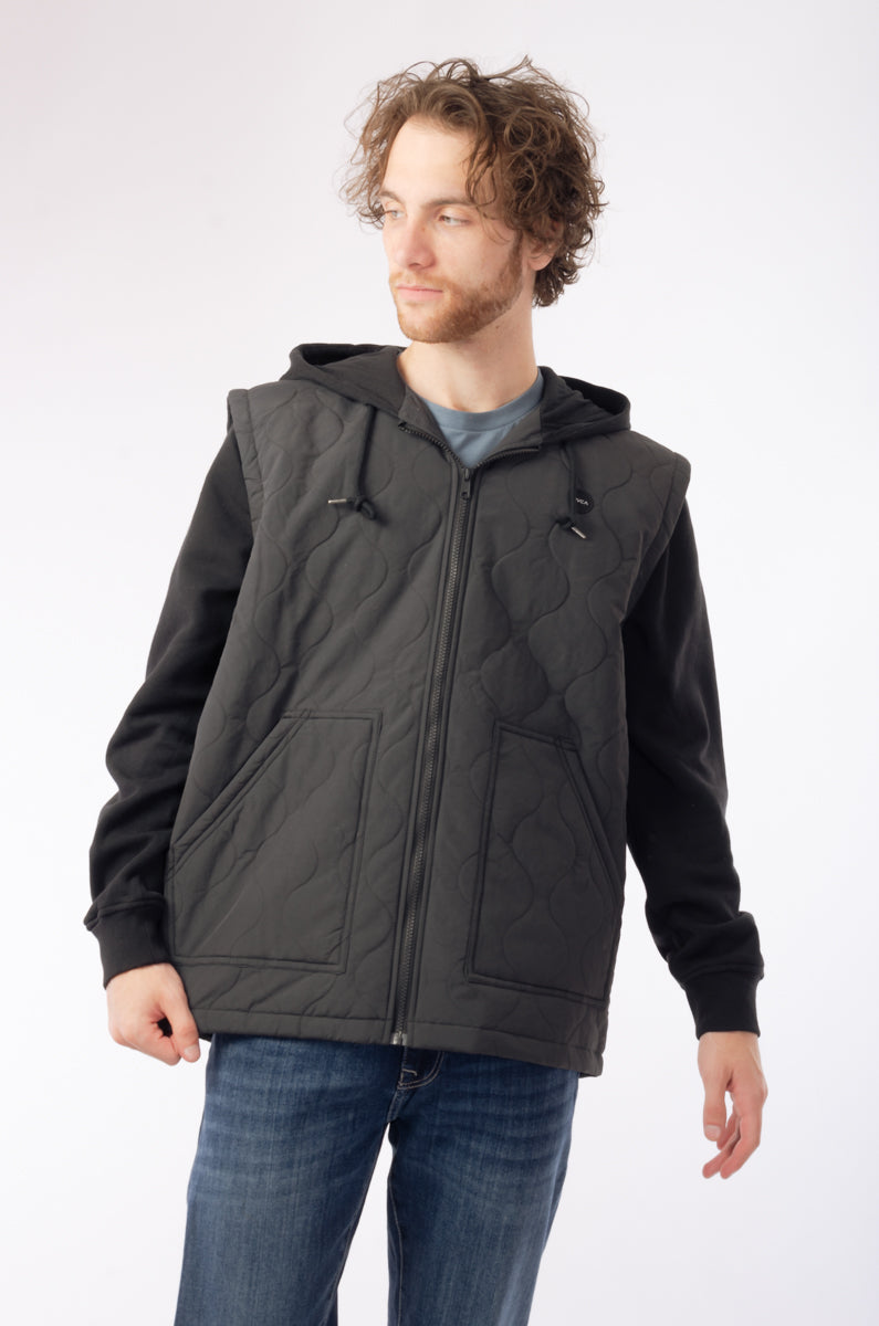 Grant Puffer Jacket - BLK