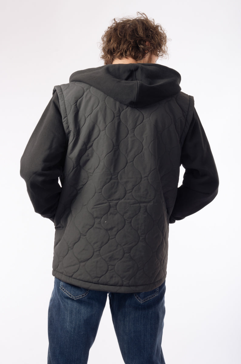 Grant Puffer Jacket - BLK