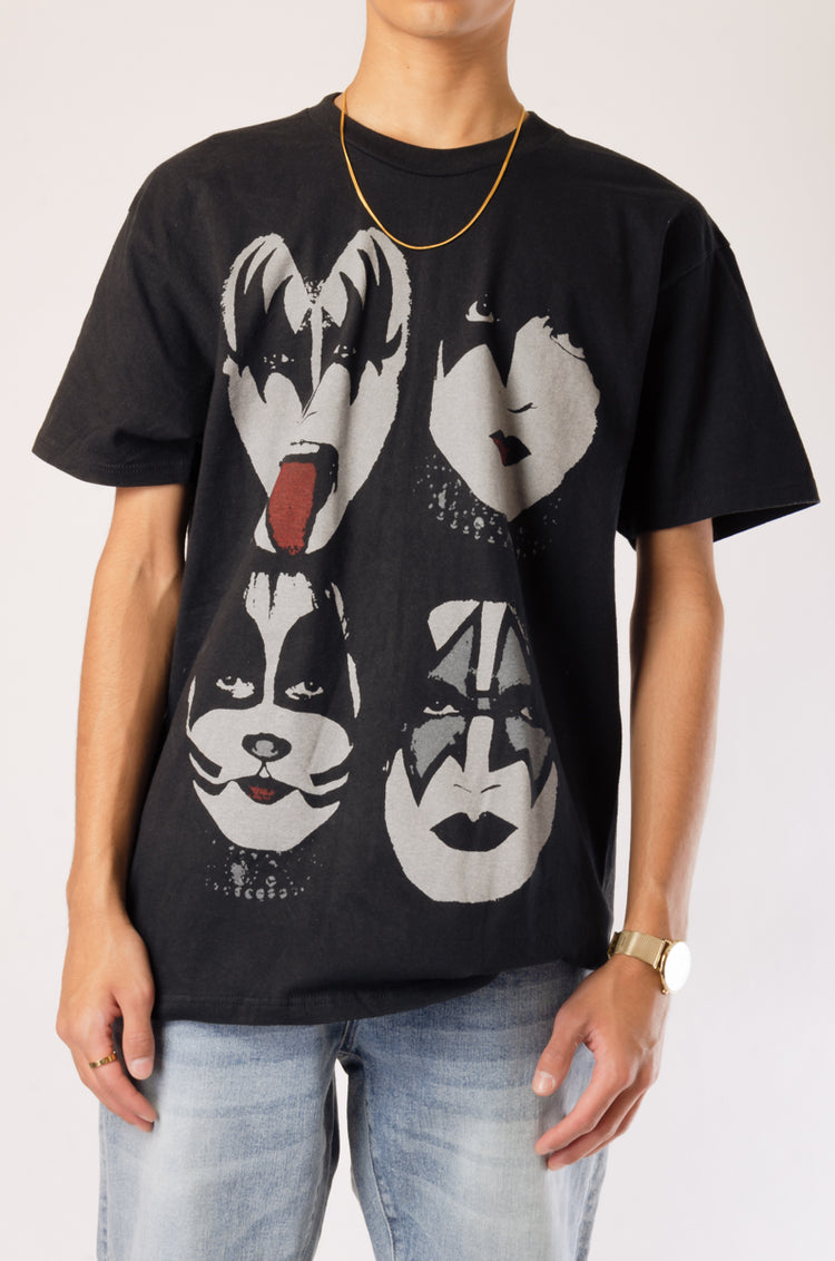 Kiss Band Tee - BLK