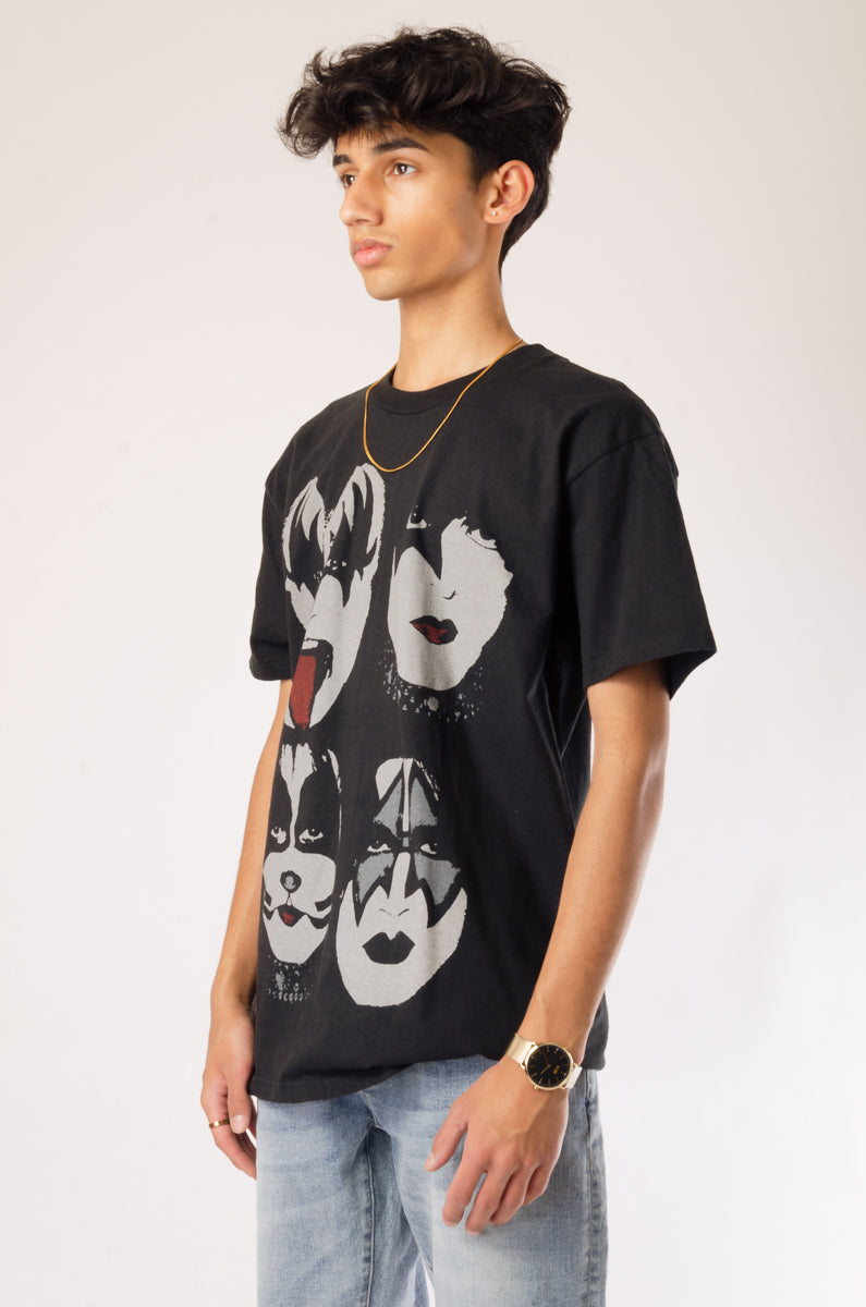 Kiss Band Tee - BLK