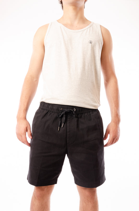 Layback Twill Shorts - BLK