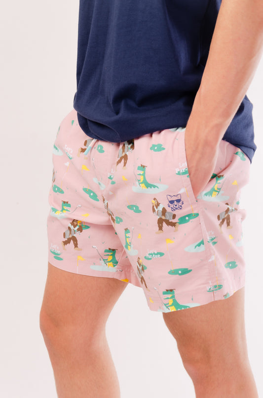 Let's Par-Tee Shorts - PNK