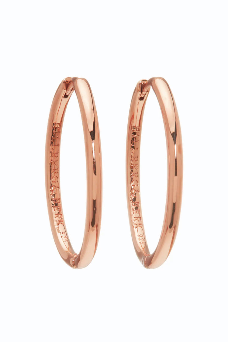 Medium Hoop Earrings - Rose Gold - RGL