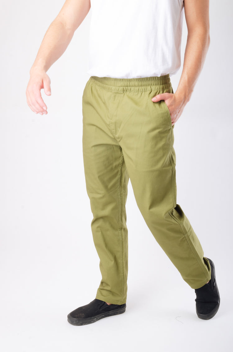 Olive Relaxed Chinos - OLV