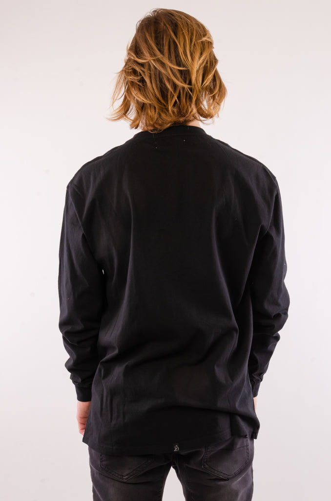 Organic Vintage Long Sleeve - BLK