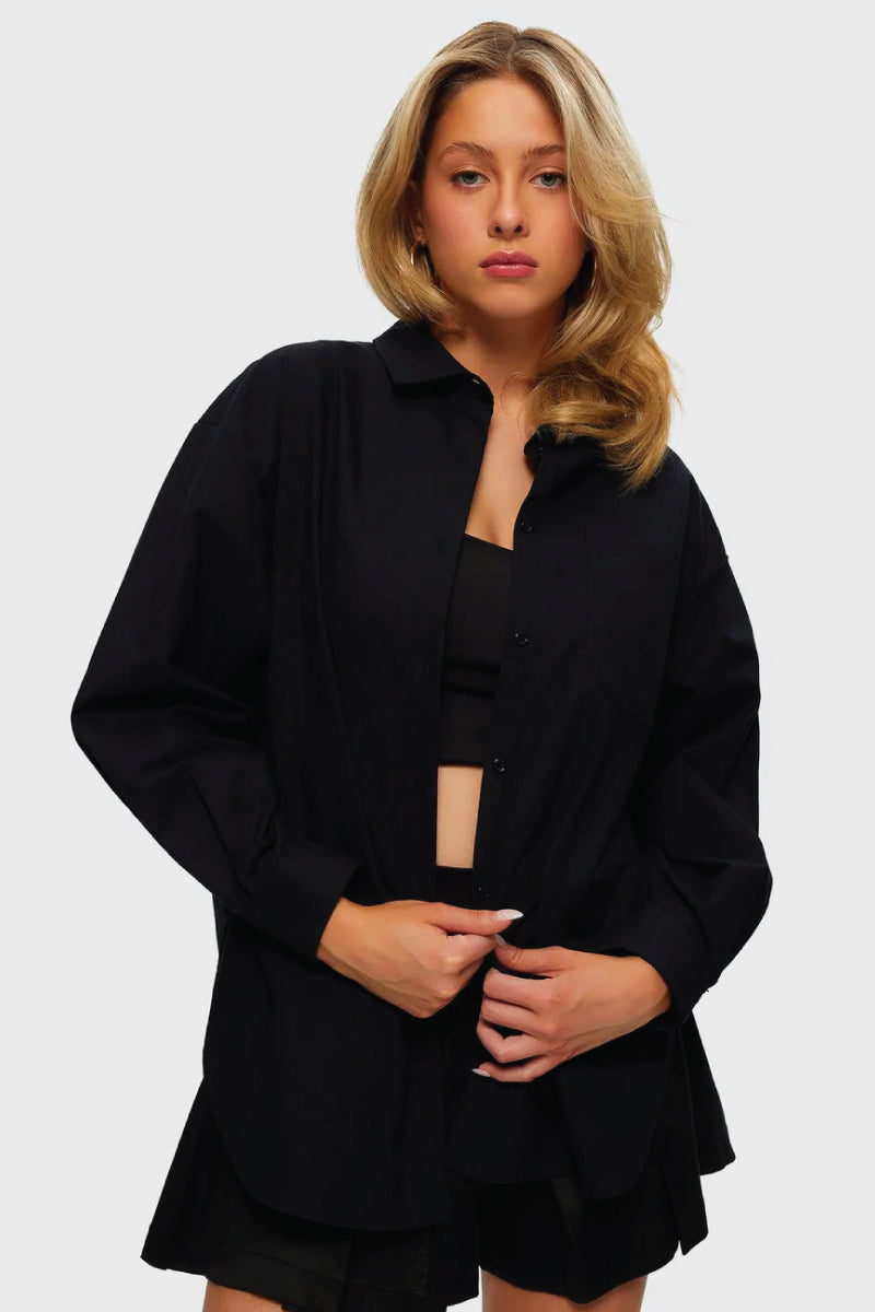 Oxford Blouse - BLK