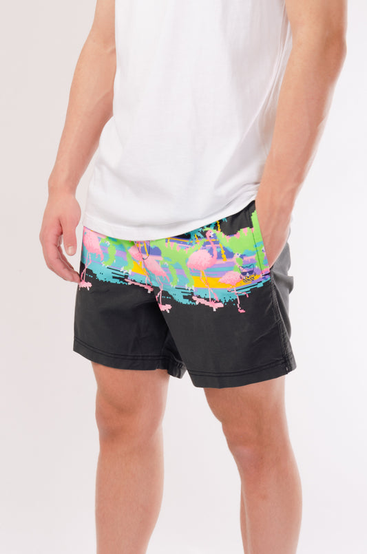 Pixel Paradise Shorts - BLK