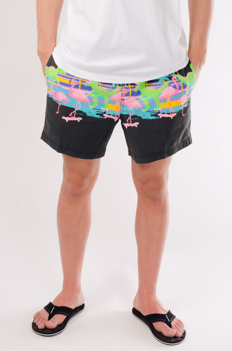 Pixel Paradise Shorts - BLK