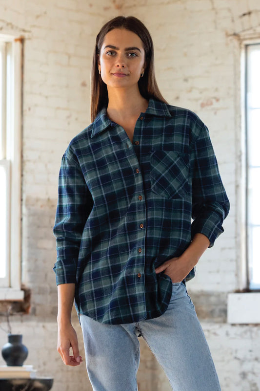 Plaid Cabin Button Up Shirt - PLD