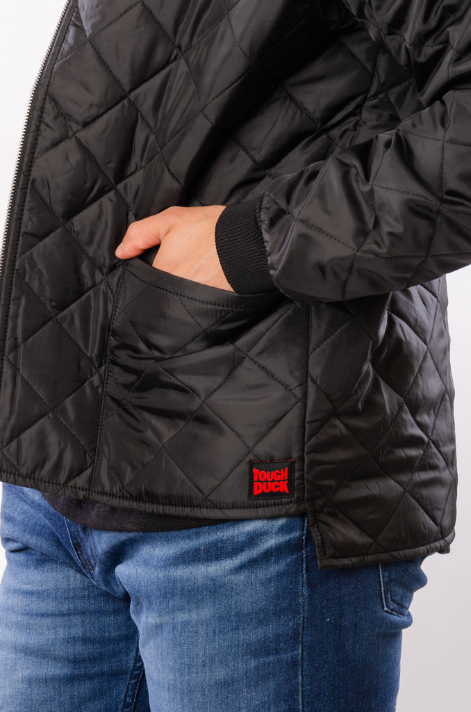 Quilted Freezer Jacket - BLK